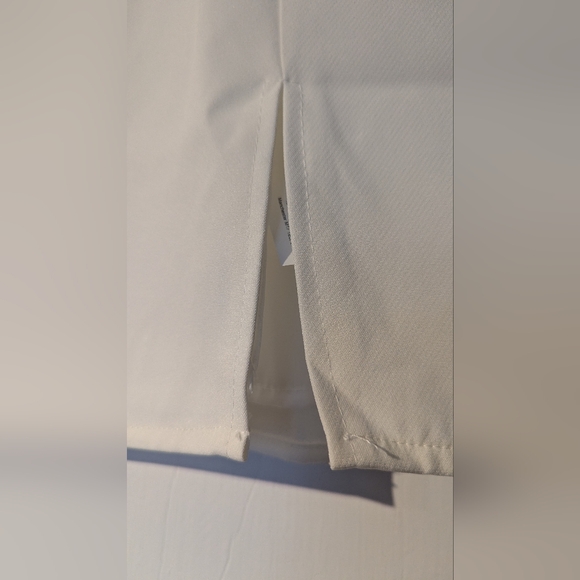 NWT, Missguided Dressy White Pencil Lined Mini Skirt With 2 Front Slits. Size 4 - Picture 9 of 16